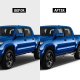 Ford F250 Super Duty SuperCab 2008-2010 Black Nerf Bars