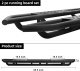 Ford F350 Super Duty Crew Cab 1999-2007 Black Nerf Bars