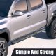 GMC Sierra Crew Cab 2014-2018 Black Nerf Bars 4 Inches