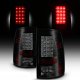 Dodge Ram 3500 2010-2018 Black Smoked LED Tail Lights
