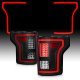 Ford F150 2015-2017 Smoked Sequential Full LED Tail Lights Tube