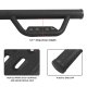 Ford Ranger SuperCrew 2019-2024 Black Drop Nerf Step Bars
