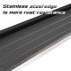 Chevy Traverse 2018-2023 Black Aluminum Running Boards 5 Inch
