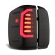 Chevy Silverado 1500 2014-2018 Dark Smoked Full LED Tail Lights