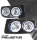 Toyota Land Cruiser 1998-2005 Halo Projector Fog Lights