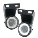 Dodge Ram 1994-2001 Clear SMD Halo Projector Fog Lights