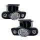 GMC Sierra 2500HD 2001-2002 Clear Projector Fog Lights with LED