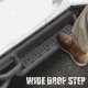 Jeep Wrangler JL 4-Door 2018-2024 Black Nerf Bars Wide Drop Step