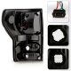 Toyota Tundra 2007-2013 Black and Clear LED Tail Lights