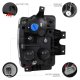 Ford F250 Super Duty 2008-2010 Black Projector Headlights Halo LED