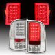 GMC Sierra 3500HD 2007-2014 Custom LED Tail Lights Chrome Clear
