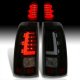 Chevy Silverado 3500 2001-2002 Black Smoked LED Tail Lights