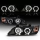 BMW Z3 1996-2002 Black Dual Halo Projector Headlights