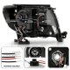 Toyota Tacoma 2005-2011 Black Smoked CCFL Halo Projector Headlights LED