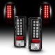 Chevy Astro 1985-2004 Black LED Tail Lights