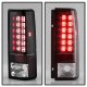GMC Safari 1985-2004 Black LED Tail Lights