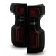 Chevy Silverado 3500HD 2020-2023 Black Smoked LED Tail Lights