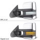 Dodge Ram 1500 2019-2024 Chrome Tow Mirrors Switchback LED DRL Sequential Signal
