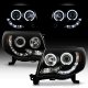 Toyota Tacoma 2005-2011 Black Smoked CCFL Halo Projector Headlights LED