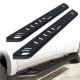 Chevy Silverado 1500 Double 2019-2024 Black Nerf Bars 7 inch