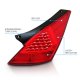Nissan 350Z 2003-2005 LED Tail Lights Red and Clear