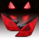 Nissan 350Z 2003-2005 LED Tail Lights Red and Clear