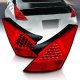 Nissan 350Z 2003-2005 LED Tail Lights Red and Clear