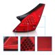 Nissan 350Z 2003-2005 LED Tail Lights Red and Clear