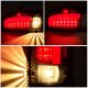 Toyota Tacoma 1995-2000 Black Smoked LED Tail Lights