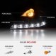 Mercedes Benz SLK 2005-2011 Black Projector Headlights with LED Daytime Running Lights
