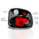 Ford F150 Flareside 1997-2000 Black Custom Tail Lights
