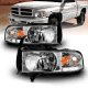 Dodge Ram 1994-2001 Crystal Headlights Chrome LED