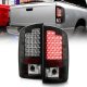 Dodge Ram 2500 2007-2009 Black LED Tail Lights