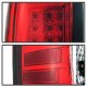 GMC Sierra 2500HD 2007-2014 Red and Clear LED Tail Lights Tube