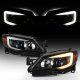 Subaru WRX 2008-2014 Black Projector Headlights LED DRL Switchback Signals