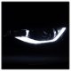 Chevy Malibu 2016-2018 Black Projector Headlights LED DRL Signals