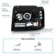 Ford Bronco 1992-1996 Black Projector Headlights with Halo and LED