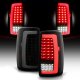GMC Yukon XL Denali 2001-2006 Black Smoked LED Tail Lights