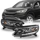 Honda CRV 2015-2016 Black Headlights