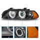 BMW 5 Series 1997-2000 Projector Headlights Black Halo