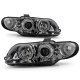 Pontiac GTO 2004-2006 Smoked Dual Halo Projector Headlights with LED