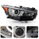 Infiniti Q50 2014-2017 Right Passenger Side Projector Headlights LED DRL