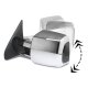 Toyota Tundra 2007-2013 Chrome Power Folding Tow Mirrors Smoked LED