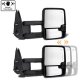 Toyota Tundra 2007-2013 Glossy Black Towing Mirrors Smoked LED Power Heated