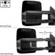 Toyota Tundra 2007-2013 Glossy Black Towing Mirrors Smoked LED Power Heated
