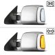 Toyota Tundra 2007-2013 Chrome Towing Mirrors Smoked Switchback LED Sequential Signal