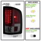Chevy Silverado 2007-2013 Red and Smoked LED Tail Lights