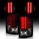 Chevy Silverado 3500HD 2007-2013 Red and Smoked LED Tail Lights