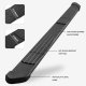 Ford F250 Super Duty Crew 2023-2026 Step Running Boards Black 6 Inch