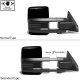 Dodge Ram 3500 2019-2022 Glossy Black Tow Mirrors Smoked LED DRL Power Heated